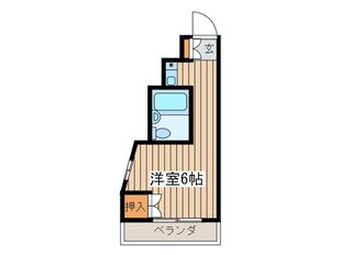 コーポ常盤A棟の物件間取画像